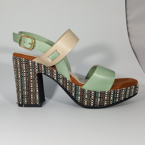 NR Rapisardi Shoes - NR Rapisardi Faux Leather Platform Sandal